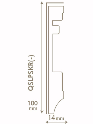 6 Quick-Step Sockelleisten Largo dekorgleich Hhe 100 mm