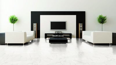 Wineo 1500 Stone XL Bioboden White Marble zum Kleben